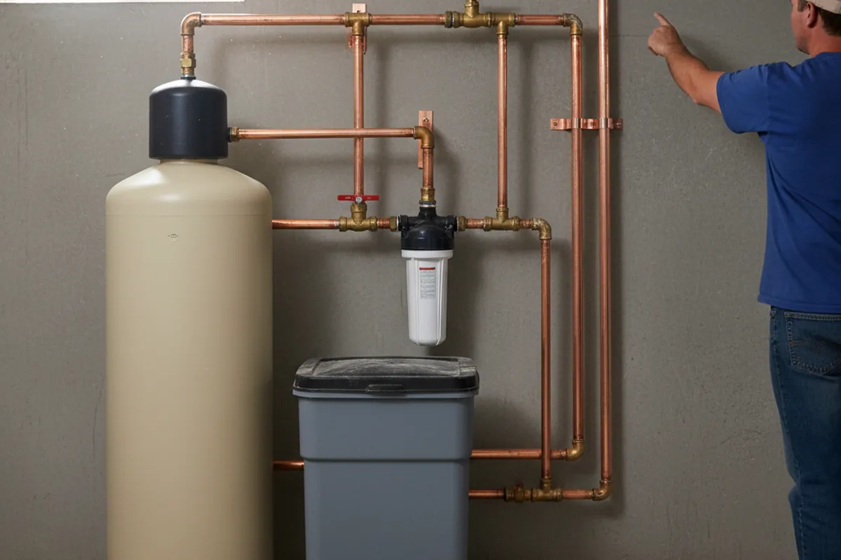 Whole-house water treatment system installed in Dustin